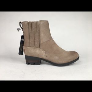 SOREL LOLLA WATERPROOF SUEDE CHELSEA BOOTS